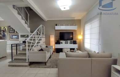 Imagem: A casa em condomínio possui 3 Dormitórios, 3 Banheiros, 2