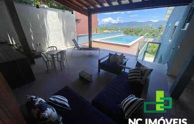 Imagem 8: Venda e Temporada Luxuosa Casa no Condomínio Recanto da Lagoinha Ubatuba