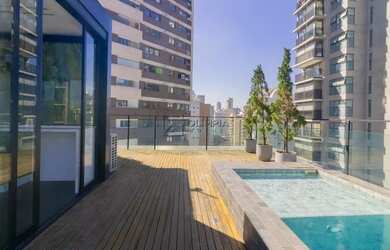 Imagem: O apartamento na cobertura possui 2 Dormitórios, 4 Banheiros