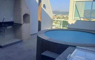 Imagem: O apartamento na cobertura possui 2 Dormitórios, 2 Banheiros