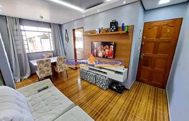 Imagem: O apartamento possui 2 Dormitórios, 1 Banheiro, 1 Vaga na garagem