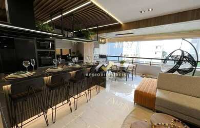 Imagem: O apartamento possui 3 Dormitórios, 4 Banheiros, 3 Vagas na