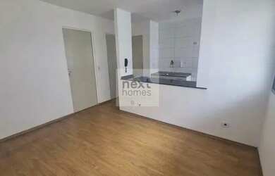 Imagem: O apartamento possui 2 Dormitórios, 1 Banheiro, 1 Vaga na garagem