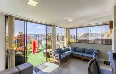 Imagem: O apartamento na cobertura possui 3 Dormitórios, 2 Banheiros