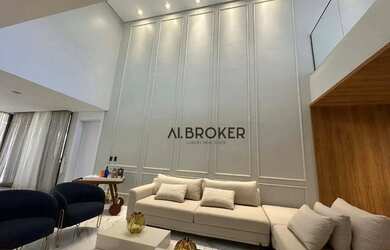 Imagem: A casa em condomínio possui 4 Dormitórios, 5 Banheiros, 4