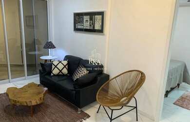 Imagem: O apartamento possui 1 Dormitório, 2 Banheiros, 1 Vaga na garagem