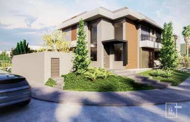 Imagem: A casa em condomínio possui 4 Dormitórios, 5 Banheiros, 4