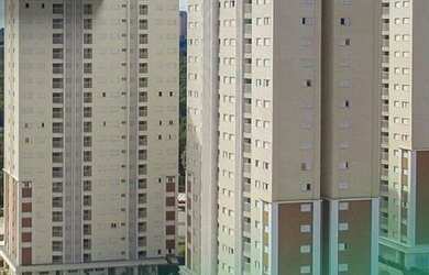 Imagem: O apartamento possui 2 Dormitórios, 1 Banheiro, 1 Vaga na garagem