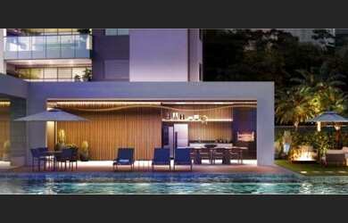 Imagem: O apartamento possui 4 Dormitórios, 4 Banheiros, 5 Vagas na