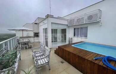 Imagem: O apartamento na cobertura possui 3 Dormitórios, 4 Banheiros