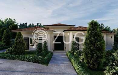 Imagem: A casa em condomínio possui 4 Dormitórios, 5 Banheiros, 5