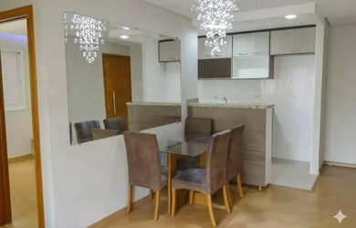 Imagem: O apartamento possui 2 Dormitórios, 1 Banheiro, 1 Vaga na garagem