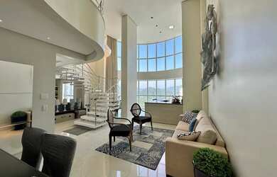 Imagem: O apartamento possui 4 Dormitórios, 5 Banheiros, 5 Vagas na