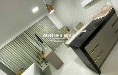 Imagem: O studio possui 1 Dormitório, 1 Banheiro, 1 Vaga na garagem