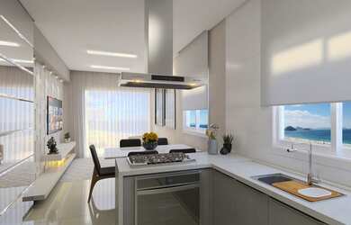 Imagem: O apartamento possui 2 Dormitórios, 2 Banheiros, 1 Vaga na