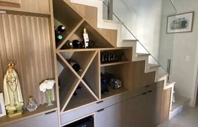 Imagem 5: Barra da Tijuca COBERTURA com os móveis planejados por toda casa quartos