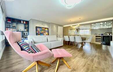 Imagem: O apartamento possui 3 Dormitórios, 4 Banheiros, 4 Vagas na