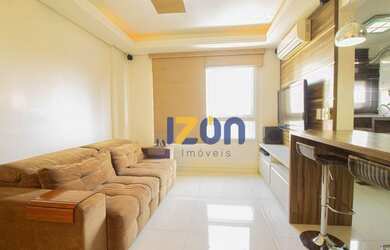 Imagem: O apartamento possui 1 Dormitório, 1 Banheiro, 1 Vaga na garagem