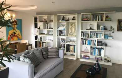 Imagem: O apartamento na cobertura possui 3 Dormitórios, 5 Banheiros