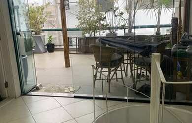 Imagem: O apartamento na cobertura possui 3 Dormitórios, 4 Banheiros