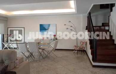 Imagem 11: JBB67203 Barra da Tijuca Casa Triplex 4 Suítes Piscina Sauna Churrasqueira...