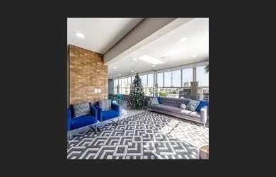 Imagem: O apartamento na cobertura possui 2 Dormitórios, 2 Banheiros