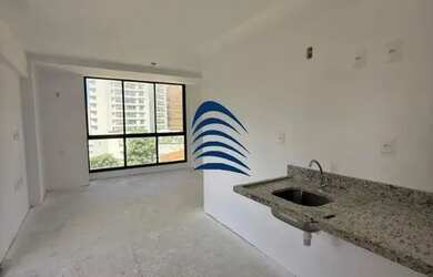 Imagem 3: Studio de 32,50m2, andar alto, nascente, com varanda integrada e fechamento...