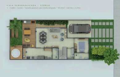 Imagem 14: Le Jardin. Casas 3 suítes Parque das Laranjeiras. Confira a descrição