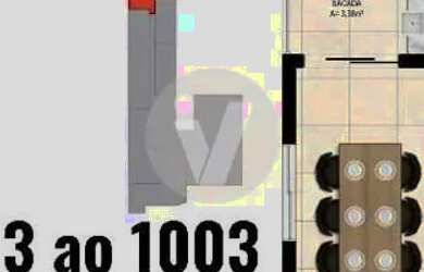 Imagem 2: Apartamento com 3 dormitórios sendo 1 suíte e 1 vaga de garagem, de frente para