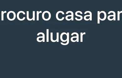 Imagem: Procura se casa pra alugar