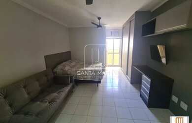 Imagem: O apartamento possui 1 Dormitório, 1 Banheiro, 1 Vaga na garagem