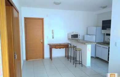 Imagem: O apartamento possui 1 Dormitório, 1 Banheiro, 1 Vaga na garagem