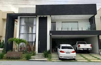 Imagem: A casa em condomínio possui 4 Dormitórios, 5 Banheiros, 4