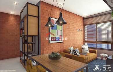 Imagem: O apartamento possui 2 Dormitórios, 2 Banheiros, 1 Vaga na