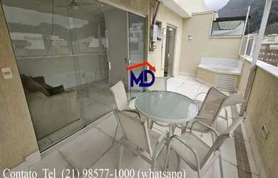 Imagem 2: Botafogo, Cobertura, 2 suites, 2 vagas, terraço com vista urbana do Bairro