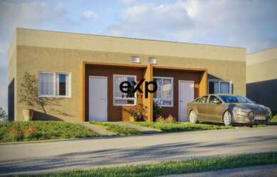 Imagem: A casa em condomínio possui 2 Dormitórios, 1 Banheiro, 40m²