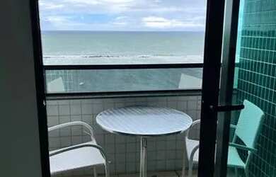 Imagem: O apartamento possui 1 Dormitório, 1 Banheiro, 1 Vaga na garagem