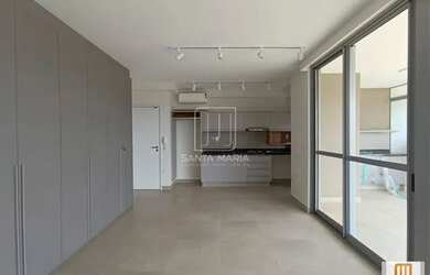 Imagem: O apartamento possui 1 Dormitório, 1 Banheiro, 1 Vaga na garagem