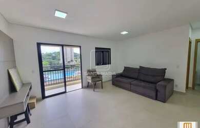 Imagem: O apartamento possui 1 Dormitório, 1 Banheiro, 1 Vaga na garagem