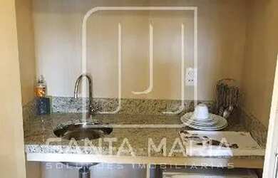 Imagem: O apartamento possui 1 Dormitório, 1 Banheiro, 1 Vaga na garagem