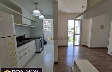 Imagem: O apartamento possui 2 Dormitórios, 1 Banheiro, 1 Vaga na garagem