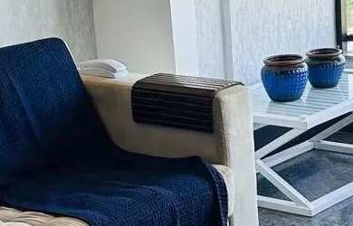 Imagem: O apartamento possui 1 Dormitório, 1 Banheiro, 1 Vaga na garagem