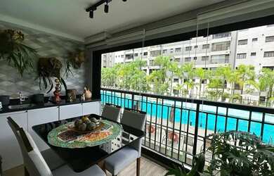 Imagem: O apartamento possui 1 Dormitório, 1 Banheiro, 1 Vaga na garagem