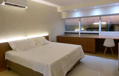 Imagem: O apartamento possui 1 Dormitório, 1 Banheiro, Imóvel mobiliado