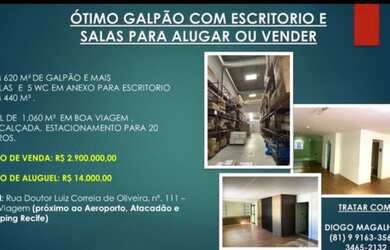 Imagem 3: Galpão/Depósito/Armazém para aluguel e venda com 550 metros quadrados