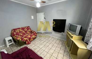 Imagem: O apartamento possui 1 Dormitório, 1 Banheiro, 1 Vaga na garagem