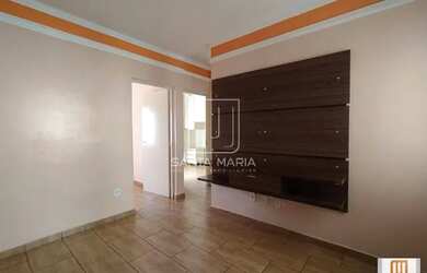 Imagem: O apartamento possui 2 Dormitórios, 1 Banheiro, 1 Vaga na garagem