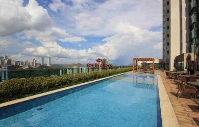 Imagem: O apartamento possui 1 Dormitório, 2 Banheiros, 2 Vagas na