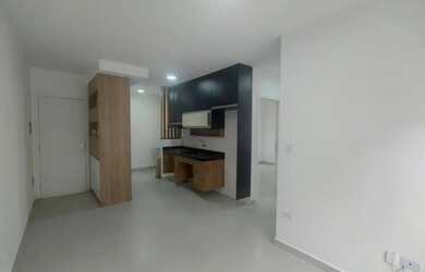 Imagem: O apartamento possui 2 Dormitórios, 1 Banheiro, 1 Vaga na garagem