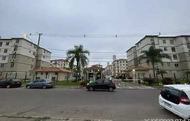 Imagem: O apartamento possui 1 Dormitório, 1 Banheiro, 1 Vaga na garagem